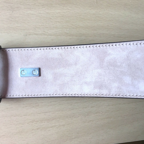 AUTHENTIC CHRISTIAN DIOR BLACK LEATHER LADIES BELT - Picture 3 of 11
